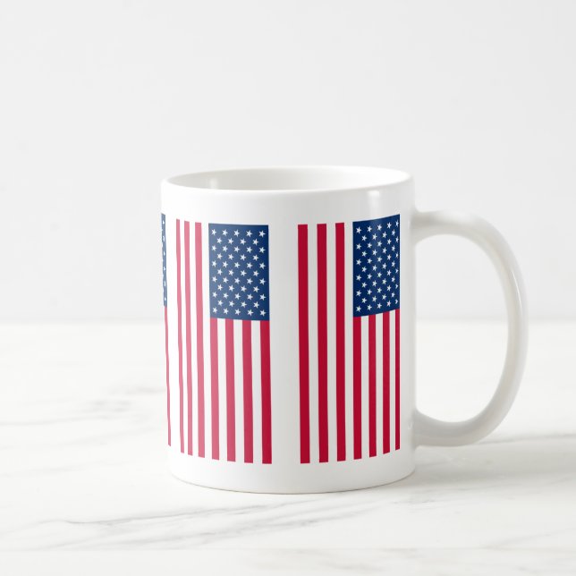 USA Flag Tasse Patriotic American Flags Geschenk (Rechts)