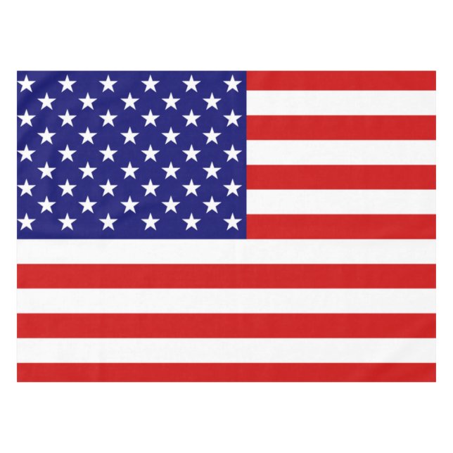 USA Flag Tccer Tischdecke (Vorderseite (Horizontal))
