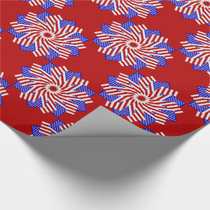 USA Flag Teabag Falten s11R-GIFT WRAPPING PAPER Geschenkpapier
