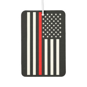 USA Flag The Thin Red Line Theme Autolufterfrischer