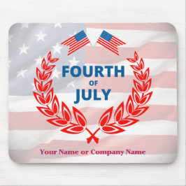 USA Flag Theme Custom 4. Juli Business Mousepad