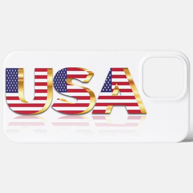 USA Flag USA Case-Mate iPhone Hülle (Rückseite (Horizontal))