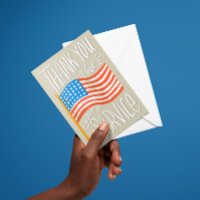 USA Flag Vielen Dank für Ihren Service