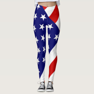 USA Flag-Vorlesung Leggings