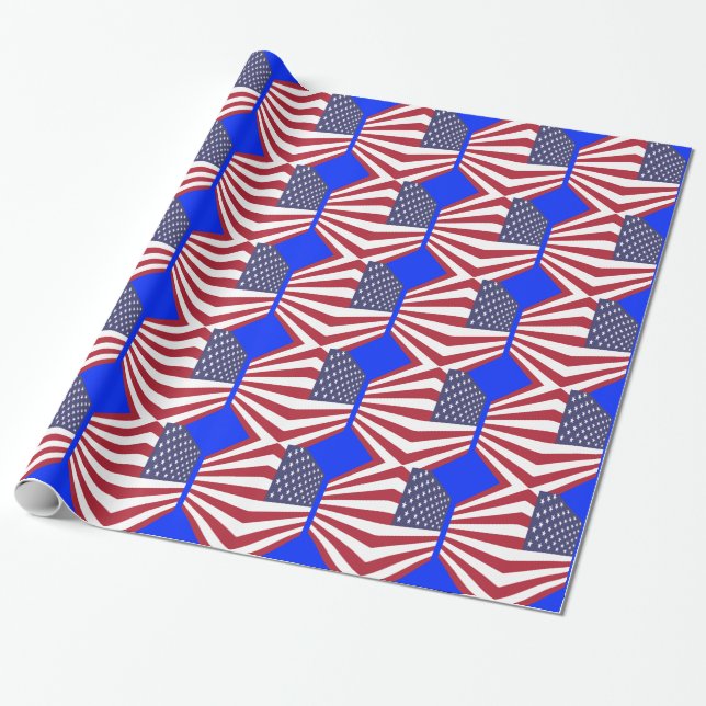 Usa Flag Wrapper Geschenkpapier (Ungerollt)