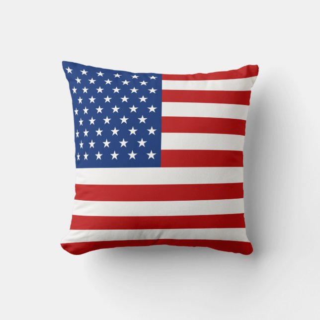 USA Flag x Flag Kissen (Vorderseite)