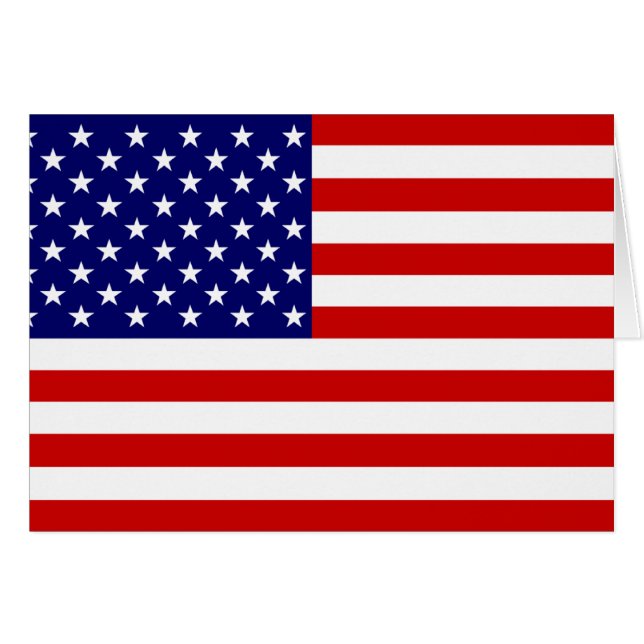 USA-Flagge (Vorderseite (Horizontal))