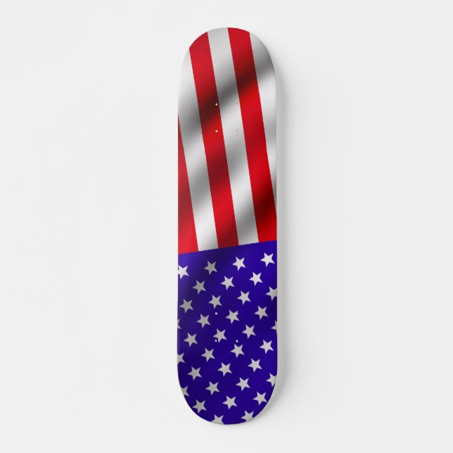 USA-Flagge 3 Skateboard (Vorne)