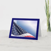 USA-Flagge - amerikanische patriotische Gruß-Karte