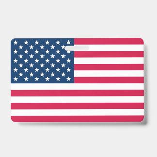 USA-Flagge Ausweis