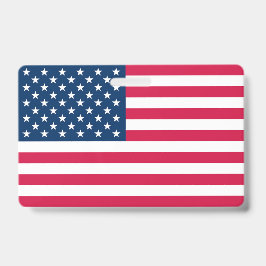 USA-Flagge Ausweis