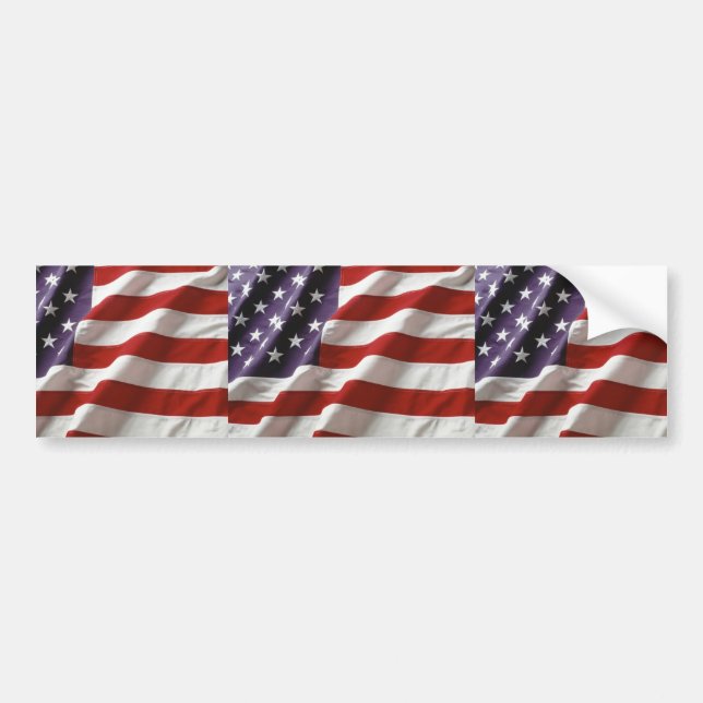 USA-FLAGGE AUTOAUFKLEBER (Vorne)