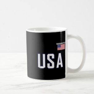 USA-Flagge Badminton-Team Cooler Spieler Ausrüstun Kaffeetasse