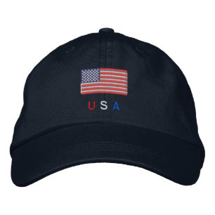 USA-Flagge Bestickte Kappe