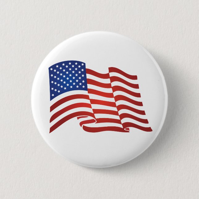 USA-Flagge Button (Vorderseite)