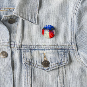 USA-Flagge Button