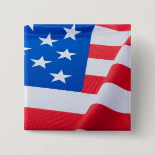 USA-Flagge Button