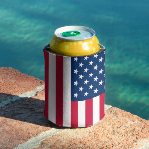 USA-Flagge Can Cooler Amerikanisch Patriotisch Dosenkühler