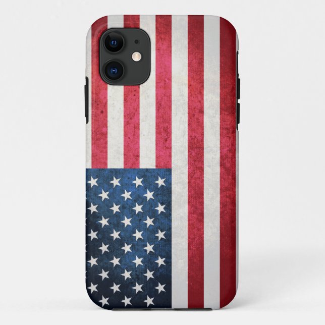 USA-Flagge Case-Mate iPhone Hülle (Rückseite)