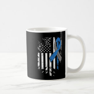 USA-Flagge Diabetes Typ 1 Bewusstsein Familienunte Kaffeetasse