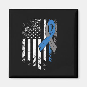 USA-Flagge Diabetes Typ 1 Bewusstsein Familienunte Magnet