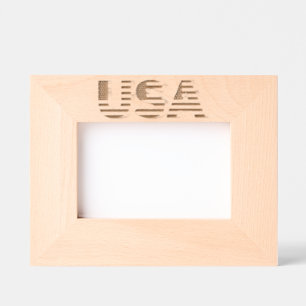 USA-Flagge Etched Frames American Patriotic Geätzte Rahmen