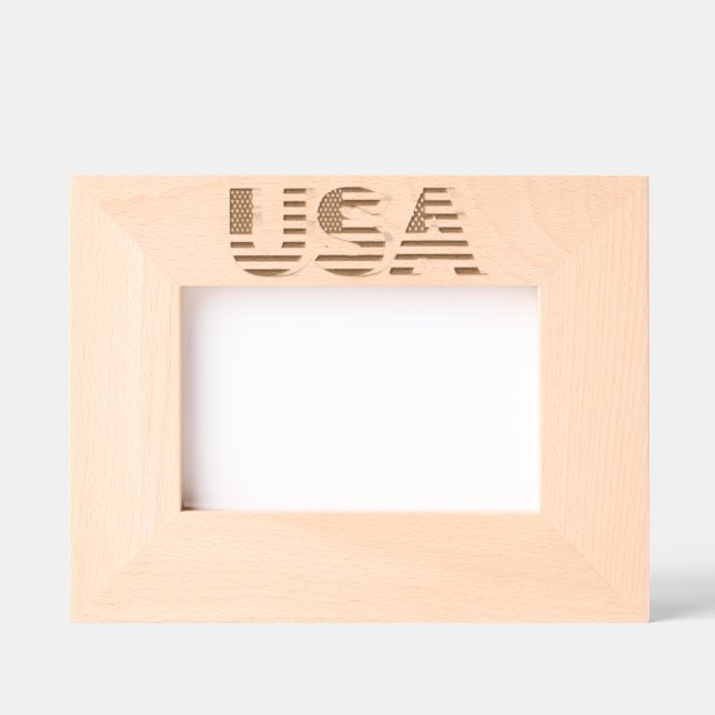 USA-Flagge Etched Frames American Patriotic Geätzte Rahmen (Vorderseite)