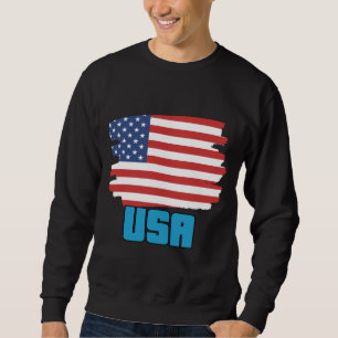 USA-Flagge - fette US Flagge Patriotic Design Sweatshirt