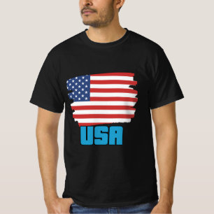 USA-Flagge - fette US Flagge Patriotic Design T-Shirt