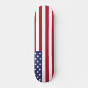 USA-Flagge, Flagge der USA, amerikanische Flagge Skateboard