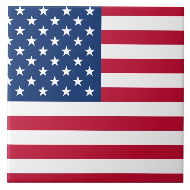 USA-Flagge Fliese (Vorderseite)