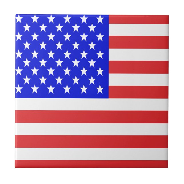 USA-Flagge Fliese (Vorderseite)
