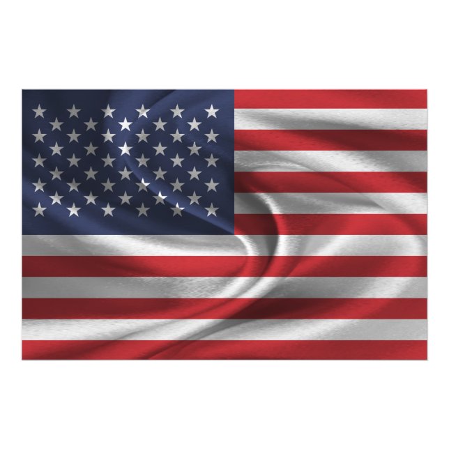 USA-Flagge Fotodruck (Vorne)