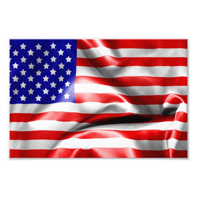 USA-Flagge Fotodruck (Vorne)