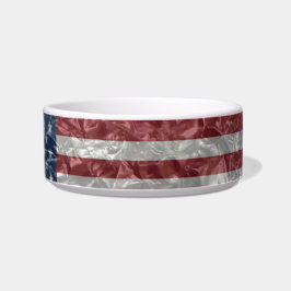 USA-Flagge - gepinkelt Napf