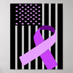 Usa-Flagge Heimerheimer-Band Heimerheimer-Krankhei Poster
