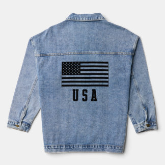 USA-Flagge Jeansjacke