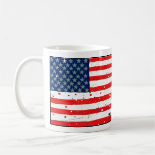 USA-Flagge Kaffeetasse