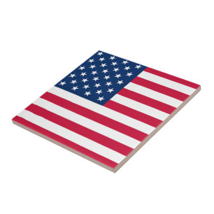 USA-Flagge Keramikfliese Patriotisch