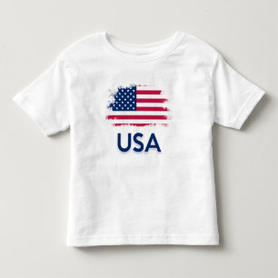 USA-Flagge Kleinkind T-shirt