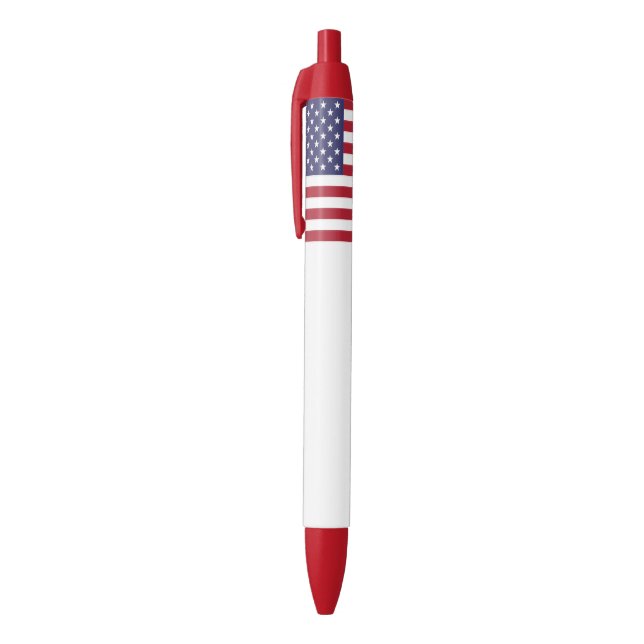 USA-Flagge Kugelschreiber (Oberseite (Vertikal))