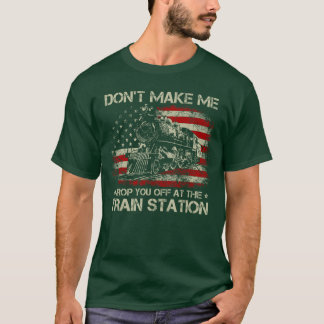 USA-Flagge Lass mich nicht von atherain Stat falle T-Shirt