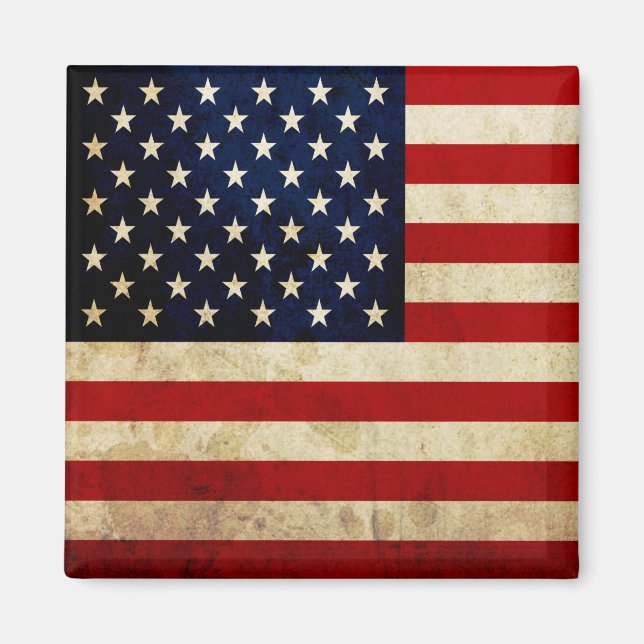 USA-Flagge Magnet (Vorne)
