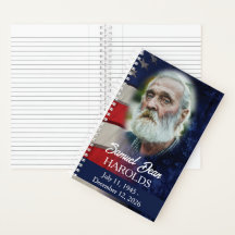USA-Flagge Militärische Trauerfeier Gedenkbuch für
