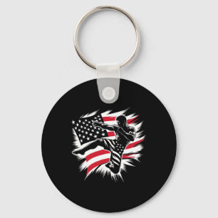 Usa-Flagge Mma Gemischte Kampfsportarten Amerikani Schlüsselanhänger