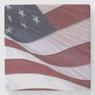 USA-Flagge, North Carolina, USA Steinuntersetzer