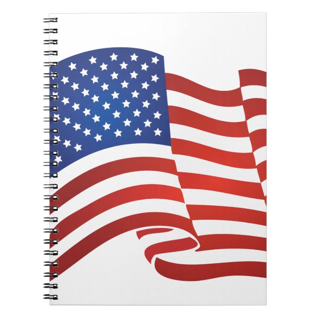 USA-Flagge Notizblock (Vorderseite)
