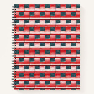 USA-Flagge Notizbuch