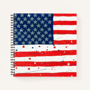 USA-Flagge Notizbuch
