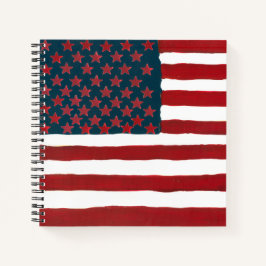 USA-Flagge Notizbuch